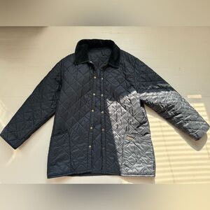 Barbour Heritage Liddesdale Quilted Jacket Black Men’s Sz XL